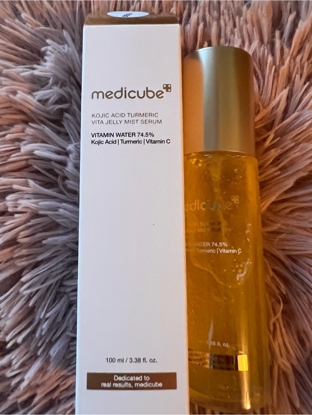 Medicube Kojic Acid Turmeric Vita Jelly Mist Serum - NIP - Picture 2 of 3